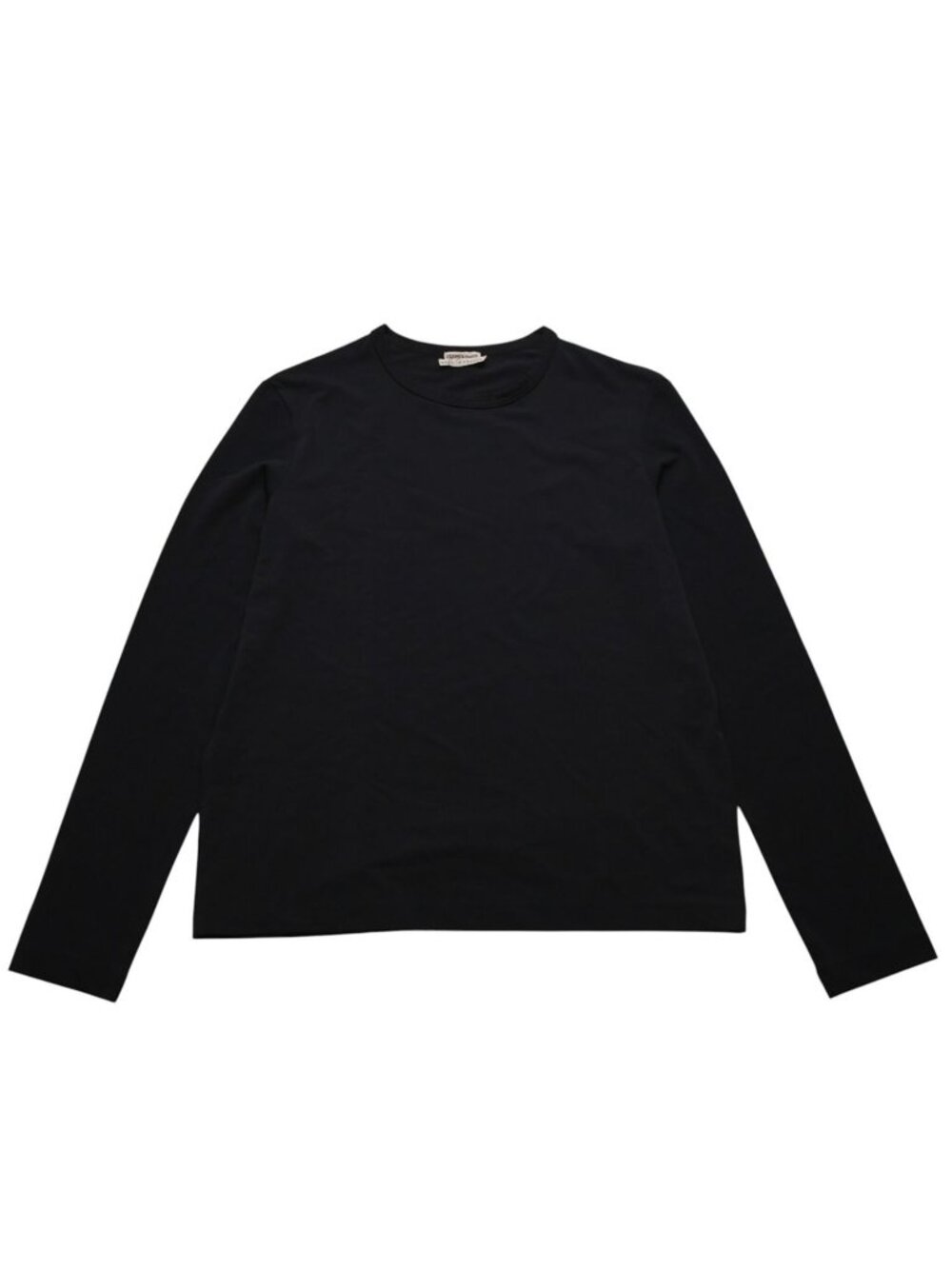 Hermes Long Sleeve T-Shirt Rayon Silk Elastane Charcoal Gray Martin Margiela XS